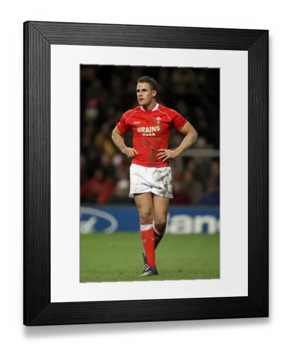 Framed Print : Lee Byrne Wales and Ospreys England V Wales Twickenham Framed Print : Lee Byrne Wales and Ospreys England V Wales Twickenham