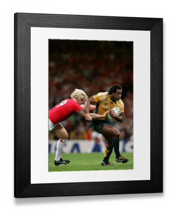 Framed Print : Alix Popham & Lote Tuqiri Framed Print : Alix Popham & Lote Tuqiri