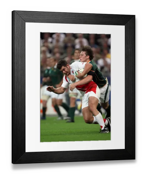 Framed Print : Nick Easter & Francois Steyn Framed Print : Nick Easter & Francois Steyn