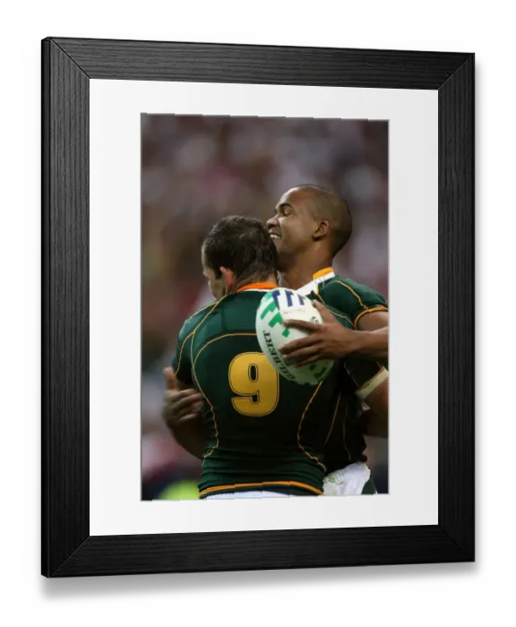 Framed Print : Jp Pietersen & Fourie Du Preez Framed Print : Jp Pietersen & Fourie Du Preez