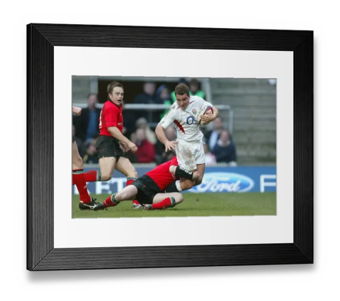 Framed Print : Olly Barkley & Gethin Jenkins Framed Print : Olly Barkley & Gethin Jenkins