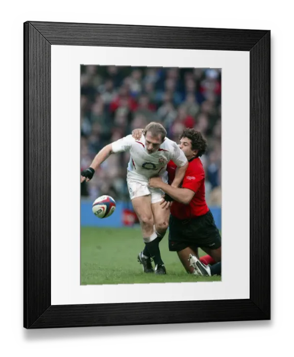 Framed Print : Matt Dawson & Colin Charvis Framed Print : Matt Dawson & Colin Charvis