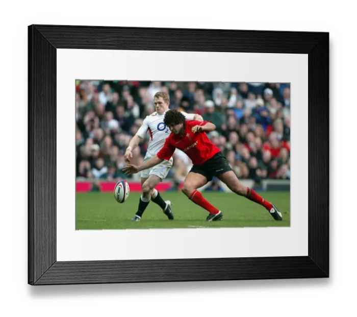 Framed Print : Josh Lewsey & Colin Charvis Framed Print : Josh Lewsey & Colin Charvis
