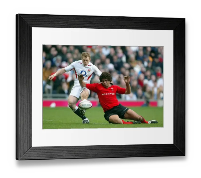 Framed Print : Josh Lewsey & Colin Charvis Framed Print : Josh Lewsey & Colin Charvis
