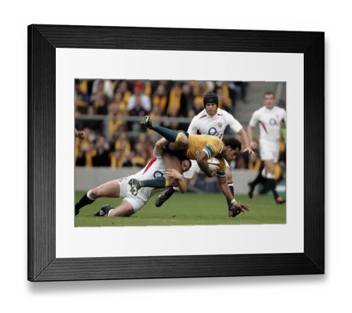 Framed Print : Lote Tuqiri & Henry Paul Framed Print : Lote Tuqiri & Henry Paul