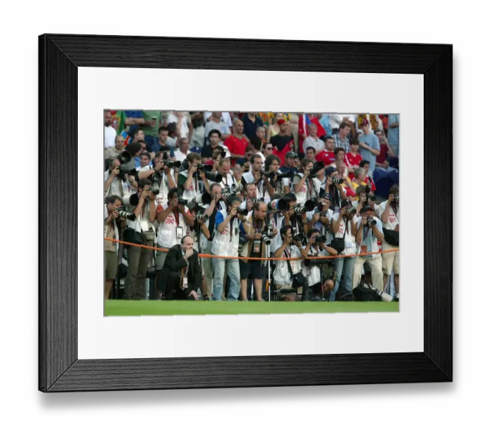 Framed Print : Group Of Photographers Framed Print : Group Of Photographers