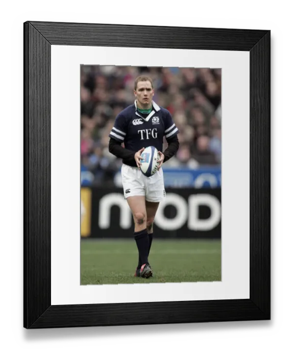 Framed Print : Dan Parks Scotland and Glasgow Rugby France V Scotland Six Nations Stade Framed Print : Dan Parks Scotland and Glasgow Rugby France V Scotland Six Nations Stade