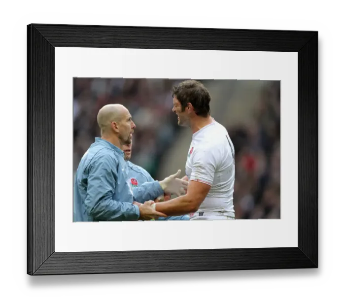 Framed Print : Simon Shaw Injury Framed Print : Simon Shaw Injury