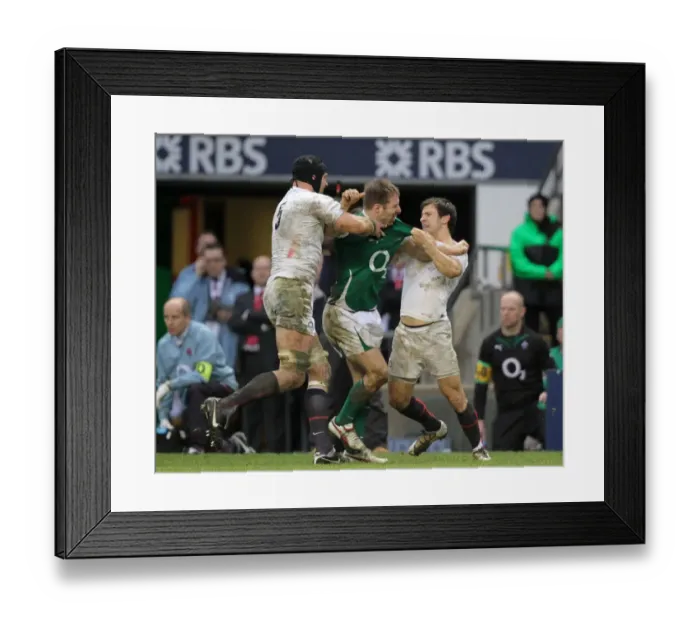 Framed Print : Tomas O Leary & Danny Care Scrap Framed Print : Tomas O Leary & Danny Care Scrap