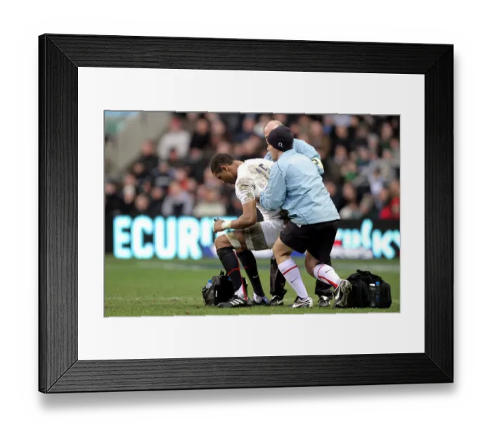 Framed Print : Delon Armitage Injury Framed Print : Delon Armitage Injury