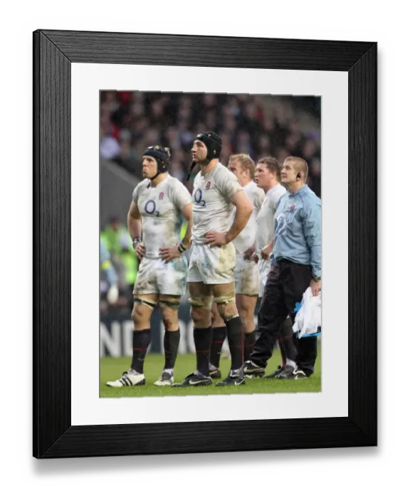 Framed Print : Steve Borthwick & James Haskell Framed Print : Steve Borthwick & James Haskell