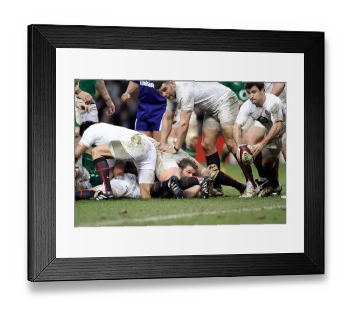 Framed Print : Mark Cueto At Bottom Of Scrum Framed Print : Mark Cueto At Bottom Of Scrum
