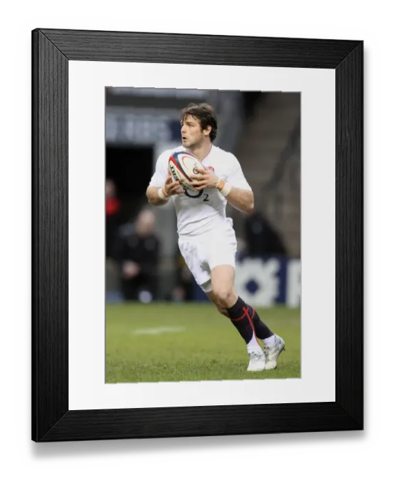 Framed Print : Ben Foden England and Northampton Saints Rugby Union England V Ireland Framed Print : Ben Foden England and Northampton Saints Rugby Union England V Ireland