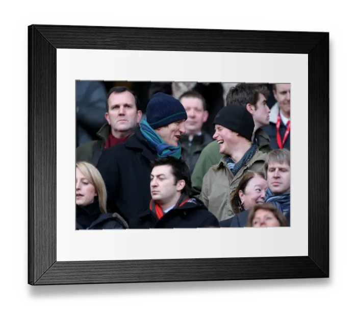 Framed Print : Will Greenwood & Prince Harry Framed Print : Will Greenwood & Prince Harry