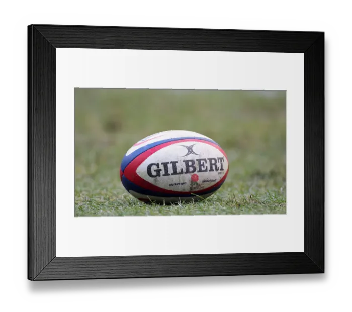Framed Print : Rbs Six Nations Rugby Match Ball Framed Print : Rbs Six Nations Rugby Match Ball
