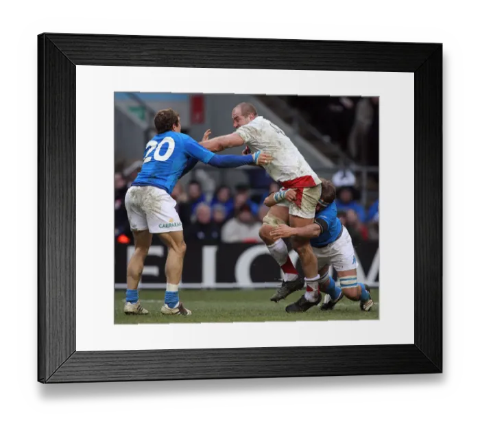 Framed Print : Steve Borthwick, Reato & Toniolatti Framed Print : Steve Borthwick, Reato & Toniolatti
