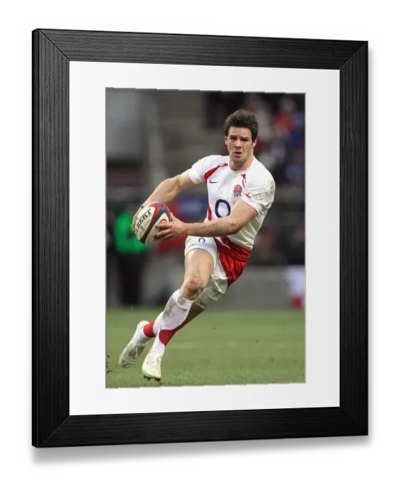Framed Print : Ben Foden England and Northampton Saints Rugby Union England V Italy Framed Print : Ben Foden England and Northampton Saints Rugby Union England V Italy