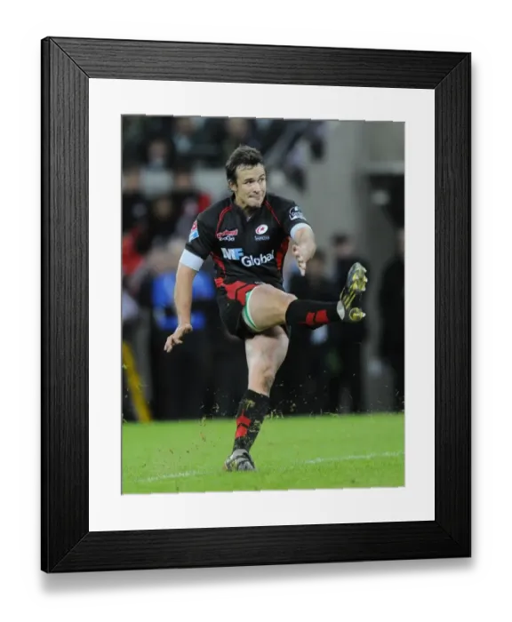 Framed Print : Derick Hougaard Kicks Winning Drop Goal Framed Print : Derick Hougaard Kicks Winning Drop Goal