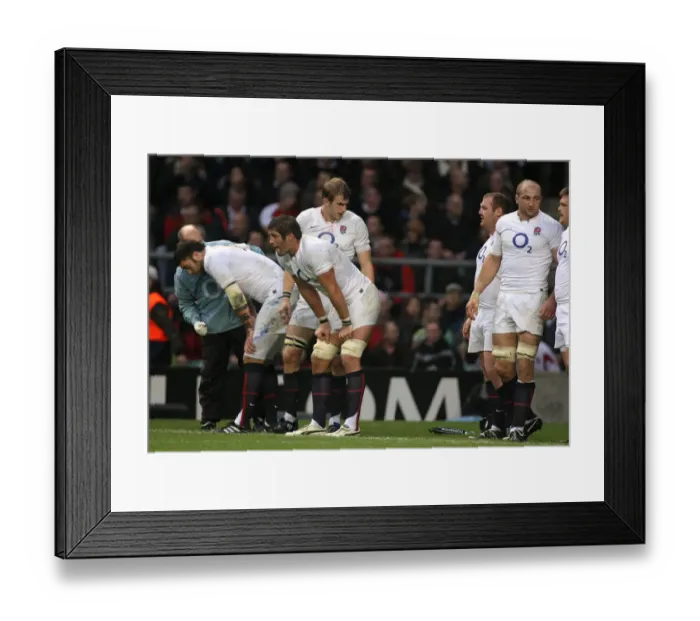 Framed Print : Simon Shaw & Dejected England Framed Print : Simon Shaw & Dejected England