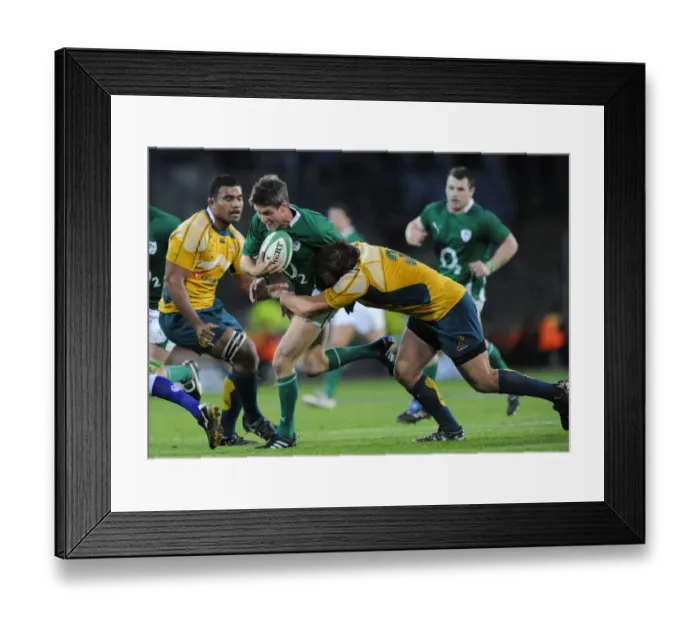 Framed Print : Ronan O Gara & Ben Alexander Framed Print : Ronan O Gara & Ben Alexander