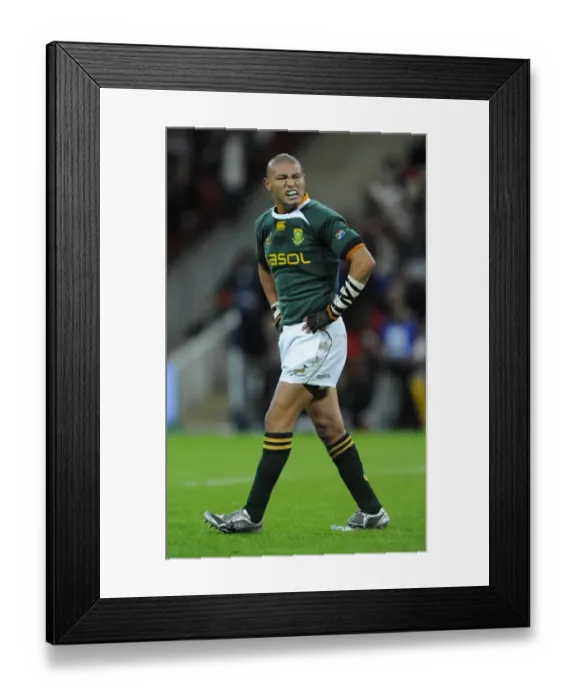 Framed Print : Earl Rose South Africa Saracens V South Africa Wembley Framed Print : Earl Rose South Africa Saracens V South Africa Wembley
