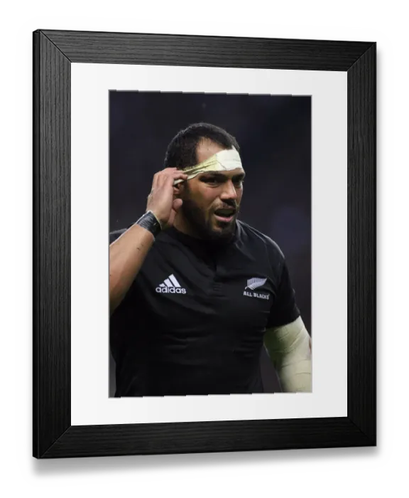 Framed Print : John Afoa New Zealand Rugby Union England V New Zealand Framed Print : John Afoa New Zealand Rugby Union England V New Zealand