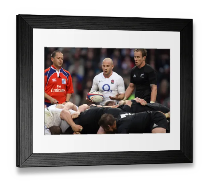Framed Print : Paul Hodgson Scrum Half Framed Print : Paul Hodgson Scrum Half
