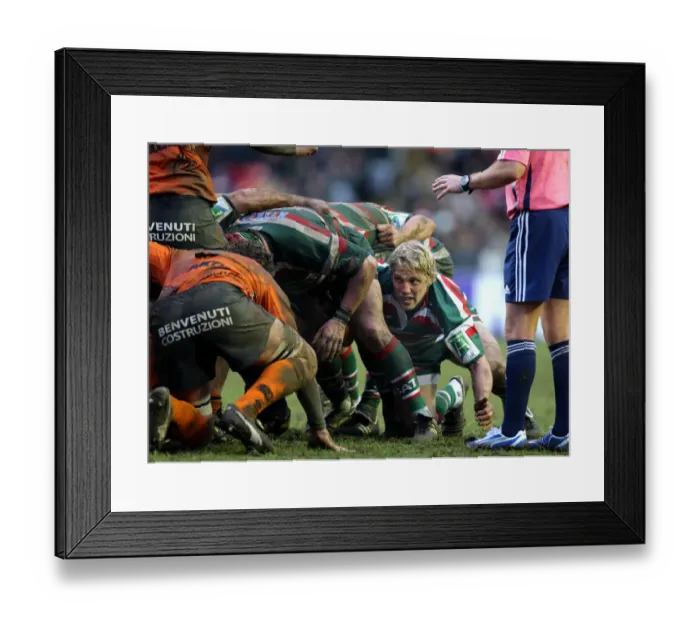 Framed Print : Lewis Moody In The Scrum Framed Print : Lewis Moody In The Scrum
