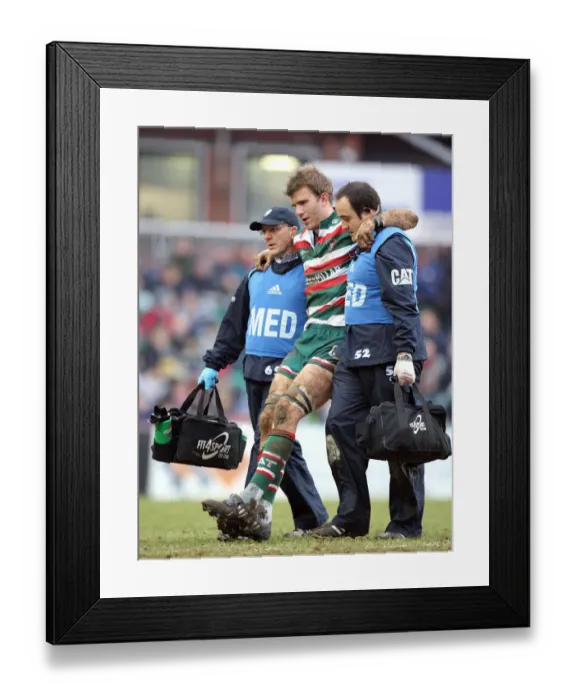Framed Print : Tom Croft Injury