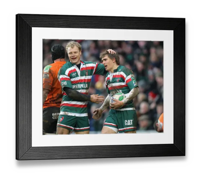 Framed Print : Toby Flood & Scott Hamilton Celebrate Framed Print : Toby Flood & Scott Hamilton Celebrate