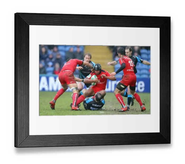 Framed Print : Charlie Hodgson & Thierry Dusautoir Framed Print : Charlie Hodgson & Thierry Dusautoir