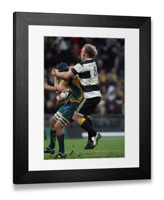 Framed Print : Schalk Burger & Dean Mumm Framed Print : Schalk Burger & Dean Mumm