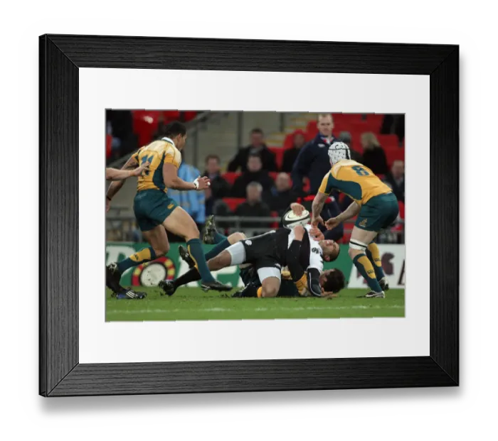 Framed Print : Bryan Habana & Adam Ashley-Cooper Framed Print : Bryan Habana & Adam Ashley-Cooper