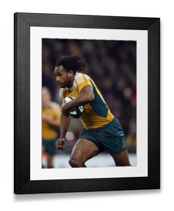 Framed Print : Lote Tuqiri Framed Print : Lote Tuqiri