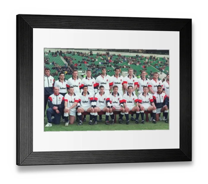 Framed Print : England Team Line Up Framed Print : England Team Line Up