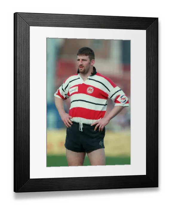 Framed Print : Dave Sims Gloucester Rufc 04 April 1997 Date: 04 April 1997 Framed Print : Dave Sims Gloucester Rufc 04 April 1997 Date: 04 April 1997