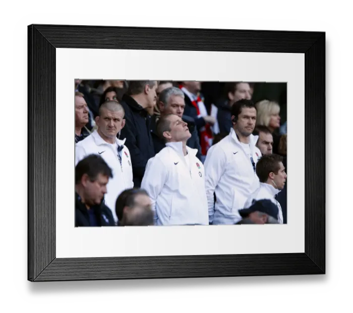 Framed Print : Stuart Lancaster, Graeme Rowntree & Andy Farrell Framed Print : Stuart Lancaster, Graeme Rowntree & Andy Farrell