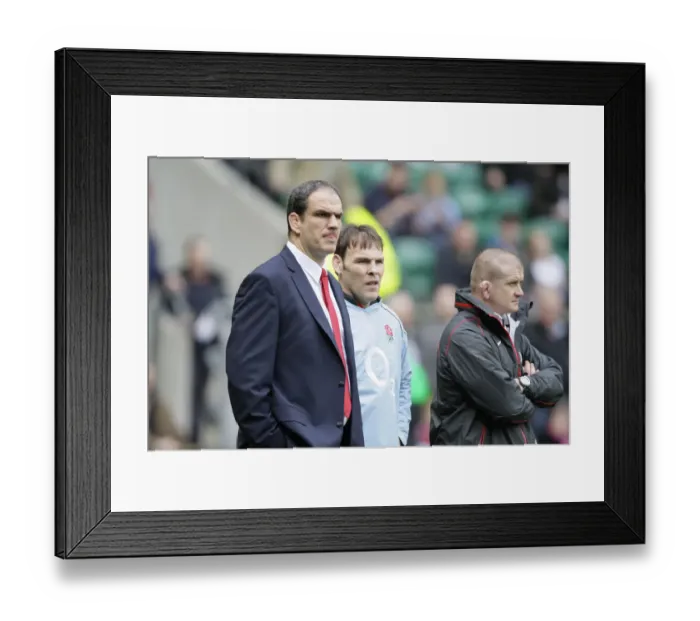 Framed Print : Martin Johnson, John Wells & Graham Rowntree Framed Print : Martin Johnson, John Wells & Graham Rowntree