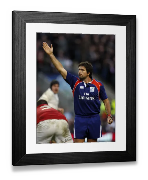 Framed Print : Referee Steve Walsh Framed Print : Referee Steve Walsh