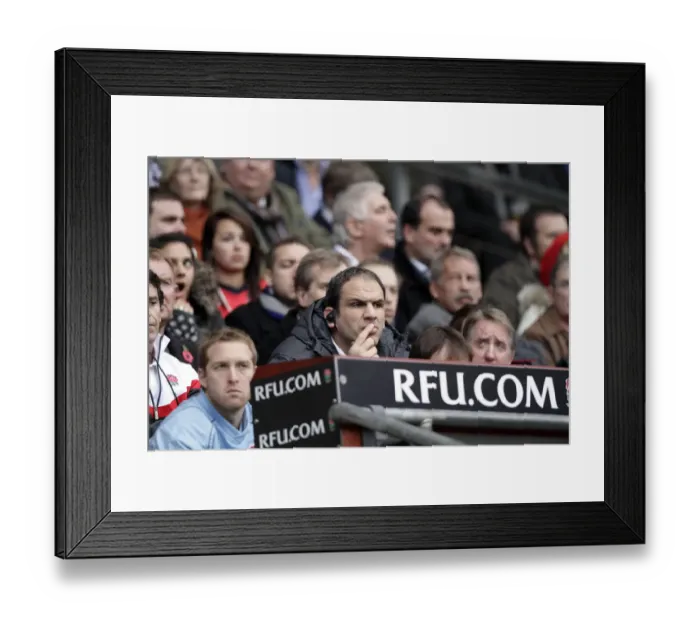 Framed Print : Martin Johnson Looks On Framed Print : Martin Johnson Looks On