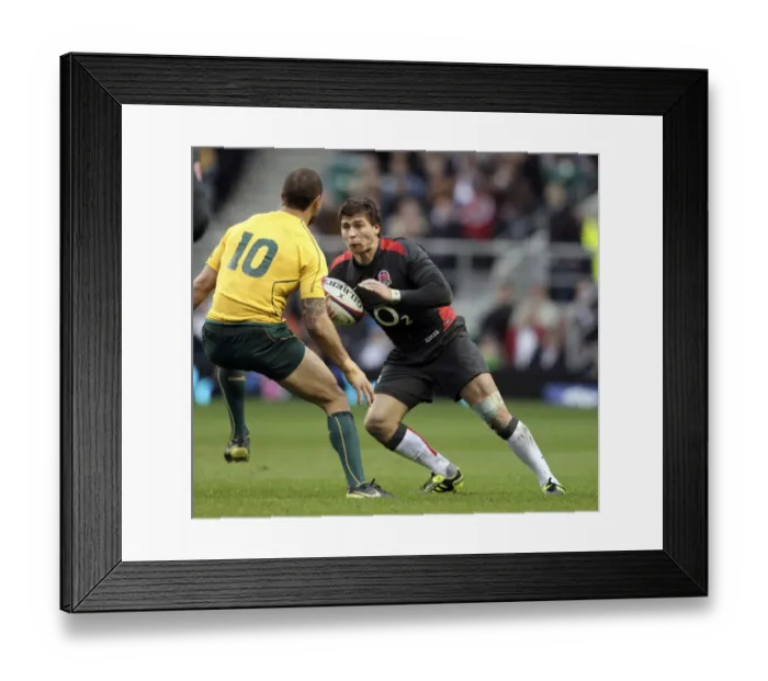 Framed Print : Ben Youngs & Quade Cooper