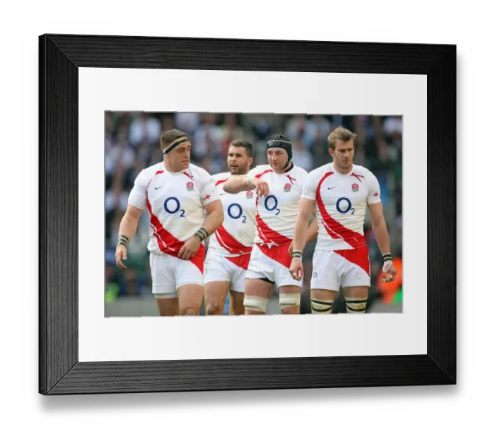 Framed Print : Steve Borthwick, Sheridan, Easter & Croft Framed Print : Steve Borthwick, Sheridan, Easter & Croft