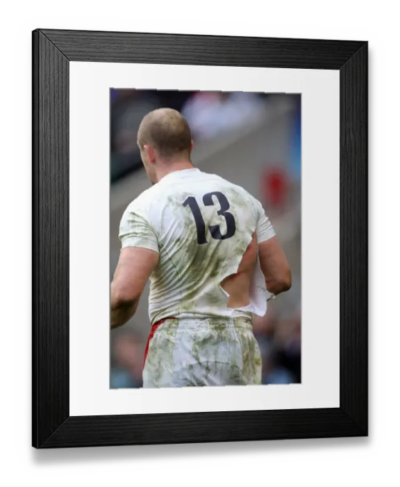 Framed Print : Mike Tindall With Torn Shirt Framed Print : Mike Tindall With Torn Shirt