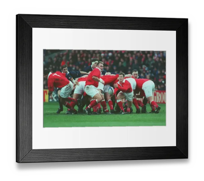 Framed Print : Robert Howley Throw From Scrum