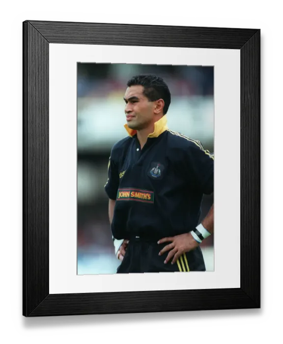 Framed Print : Pat Lam Newcastle Falcons Rugby Union 27 August 1997 Date: 27 August 1997 Framed Print : Pat Lam Newcastle Falcons Rugby Union 27 August 1997 Date: 27 August 1997