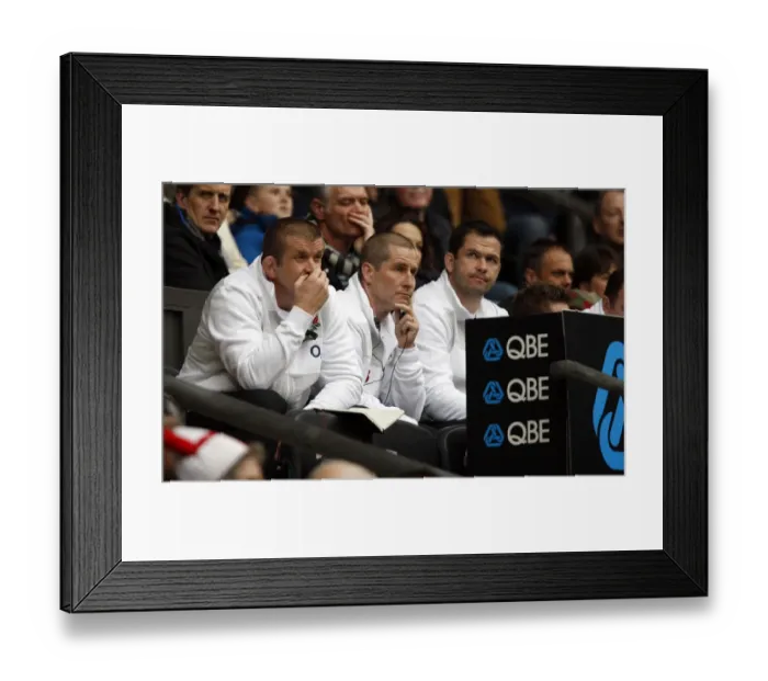 Framed Print : Stuart Lancaster, Graham Rowntree & Andy Farrell Framed Print : Stuart Lancaster, Graham Rowntree & Andy Farrell