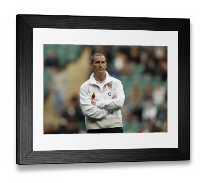Framed Print : Stuart Lancaster (Head Coach)