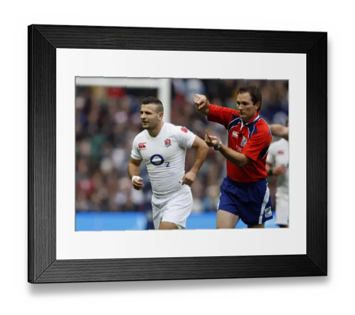 Framed Print : Danny Care Is Sent Off Framed Print : Danny Care Is Sent Off