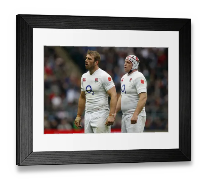 Framed Print : Chris Robshaw & Thomas Waldrom Framed Print : Chris Robshaw & Thomas Waldrom