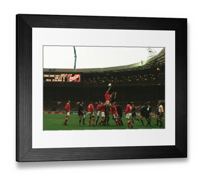 Framed Print : Wales Playing At Wembley Framed Print : Wales Playing At Wembley